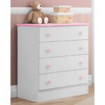Cómoda Dulce Sueño Blanca Rosa