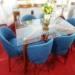 Juego De Comedor 6 Sillas Vintage – Azul
