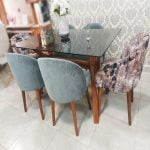 Juego De Comedor 6 Sillas Vintage – Gris