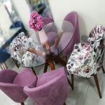 Juego De Comedor 6 Sillas Vintage – Morado