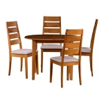 Juego de Comedor con 4 Sillas Marberis