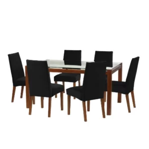 Juego de Comedor con 6 Sillas Venecia