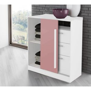 Cómoda Porto Rosa Blanco
