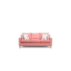 Sofa Latte de 3 Cuerpos + 2 cojines decorativos